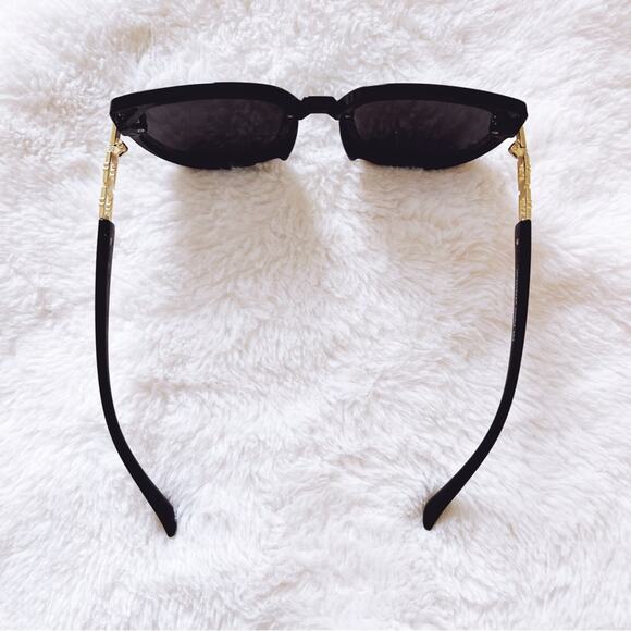 Liana Black Sleek Sunglasses - Picture 5 of 10
